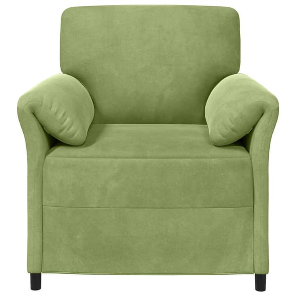 En-sitssoffa Ljusgrön 88 x 83 x 95 cm Sammet