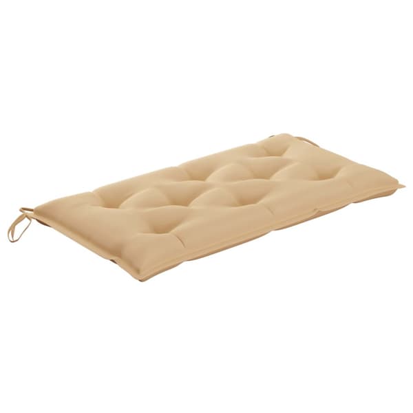 2-sits hammock med palmblad och dynor bambu 202 cm