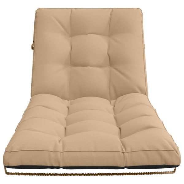 Solstol Kudde VIANEN 100% Polyester Sand 200 x 80 x 8 cm