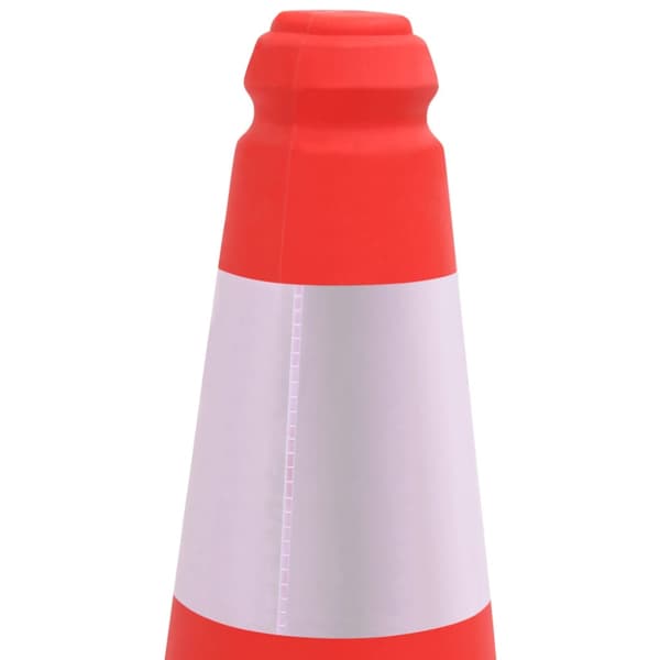 Reflekterande trafikkoner med tung bas 4 st 50 cm