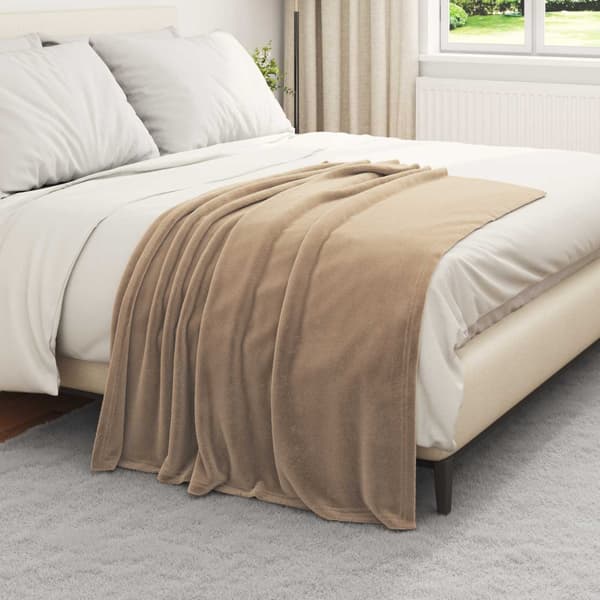 Filtar 6 pcs Kamel 130 x 150 cm Fleece