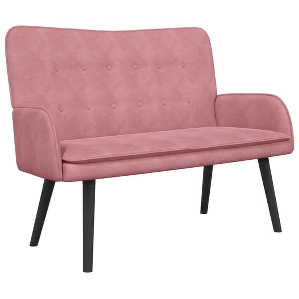 Tvåsitssoffa Rosa 115 x 61 x 87 cm Sammet
