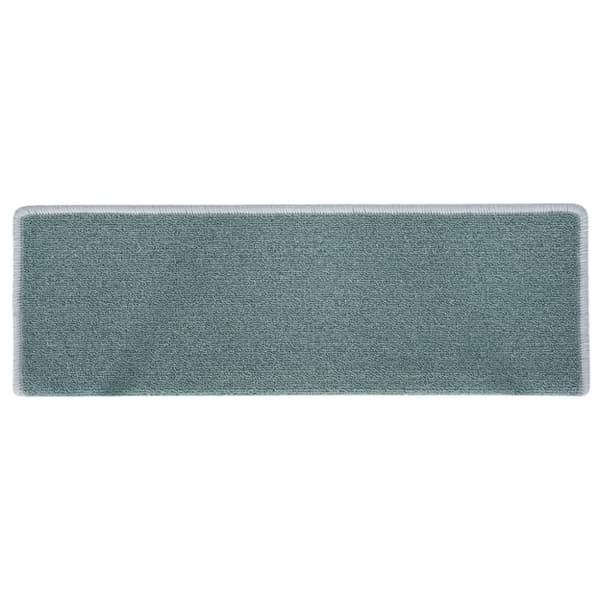 Trappmattor 15 st 65x21x4 cm havsblå rektangulär kant