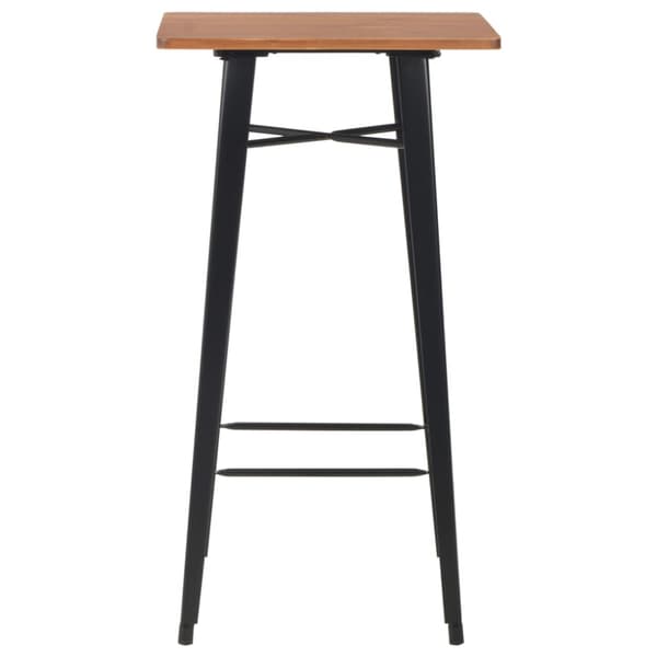 Bargrupp 3 delar stål brun svart