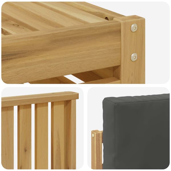 Utomhussoffset 8 pcs Vit och antracit 306 x 187,5 x 73 cm