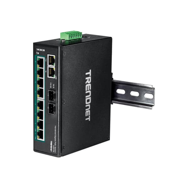 TRENDnet TI-PG102 - switch - 10 portar - ohanterad - TAA-kompatibel