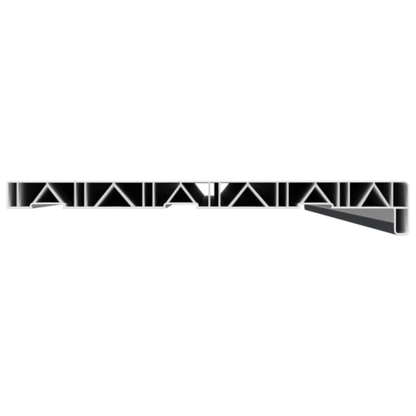 Fönsterbräda Anthracit med träådring 160 x 30 x 4,5 cm PVC
