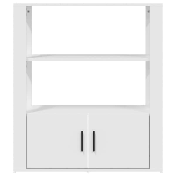 Skänk vit 80x30x90 cm konstruerat trä