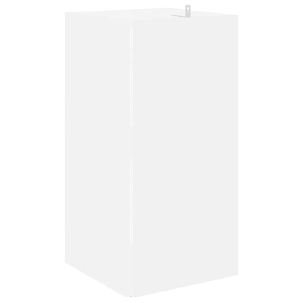 Hörnskåp vit 33x33x67 cm konstruerat trä