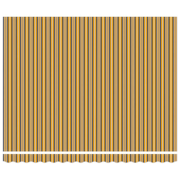 Markis tyg med Flerfärgsdesign 400 × 300 cm Polyester