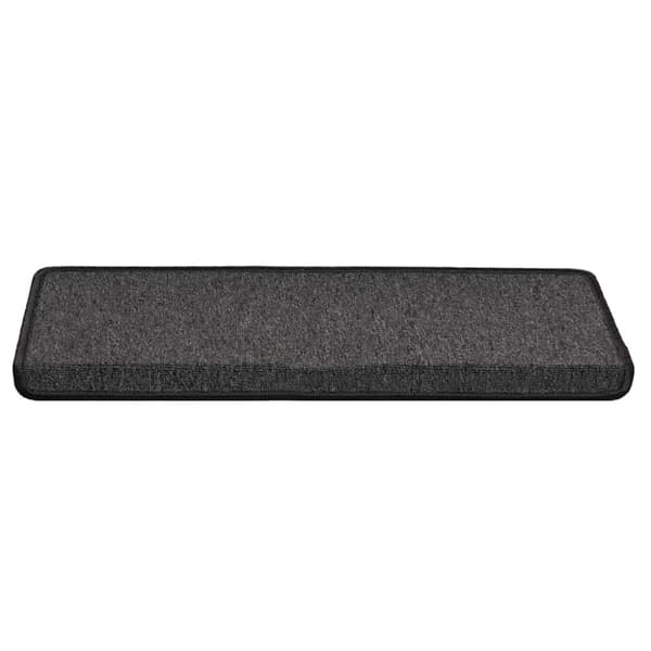 Trappmattor 30 st 65x21x4 cm antracit rektangulär kant