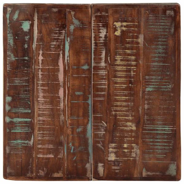 Cafébord 60x60x76 cm massivt återvunnet trä
