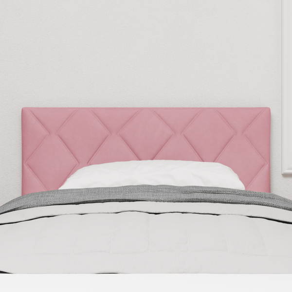 LED huvuddyna Rosa 90 cm Sammet