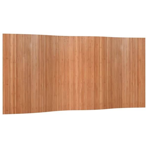 Rumsavdelare naturlig bredd 400 cm höjd 165 cm bambu