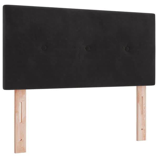Huvudgavel Svart 80 cm Sammet