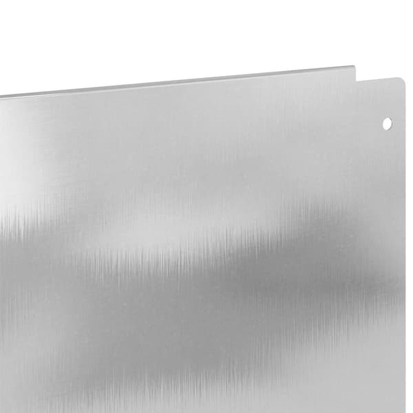 Kant för gräsmatta 20 pcs 100 x 15 cm Stål Silver