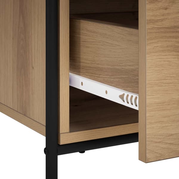 Sideboard Artisan-ek 97 x 33 x 81 cm Konstruerat trä