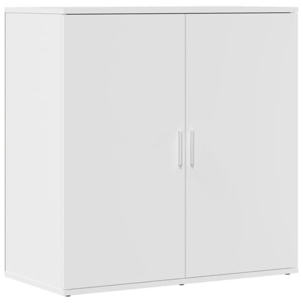 Skänkar 2 st vit 79x38x80 cm konstruerat trä