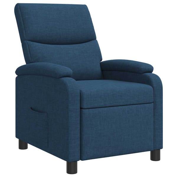 Recliner Blå Tyg