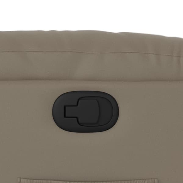 Reclinerfåtölj cappuccino konstläder