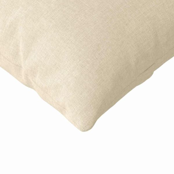 Sofakuddar 2 pcs Kräm 120 x 40 cm tyg