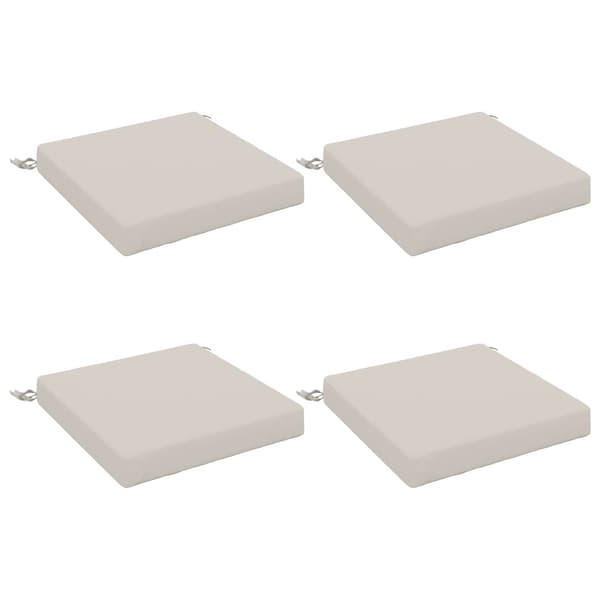 4-delade Sittdynor SOEST 4 st 100% Polyester Vit 40 x 40 x 7 cm