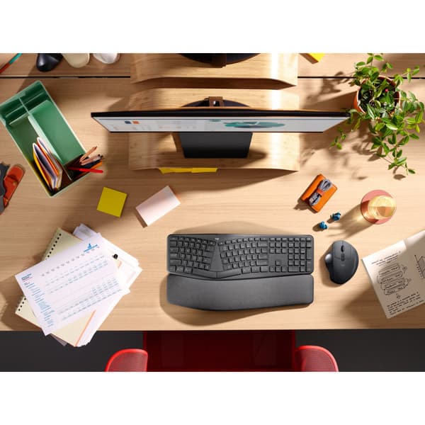 Logitech K860 for Business tangentbord Bluetooth Nordic grafit