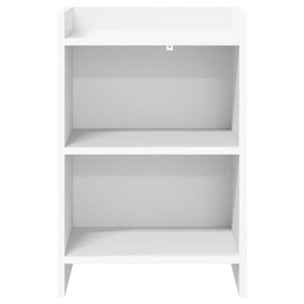 Sängbord Vit 40 x 30 x 60 cm Konstruerat trä