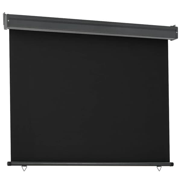 Balkongmarkis 125x250 cm svart