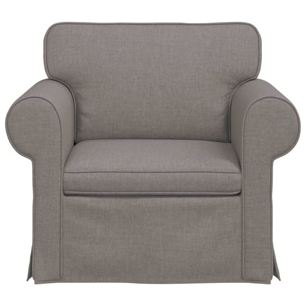 Soffa Taupe 95 x 82 x 80 cm tyg