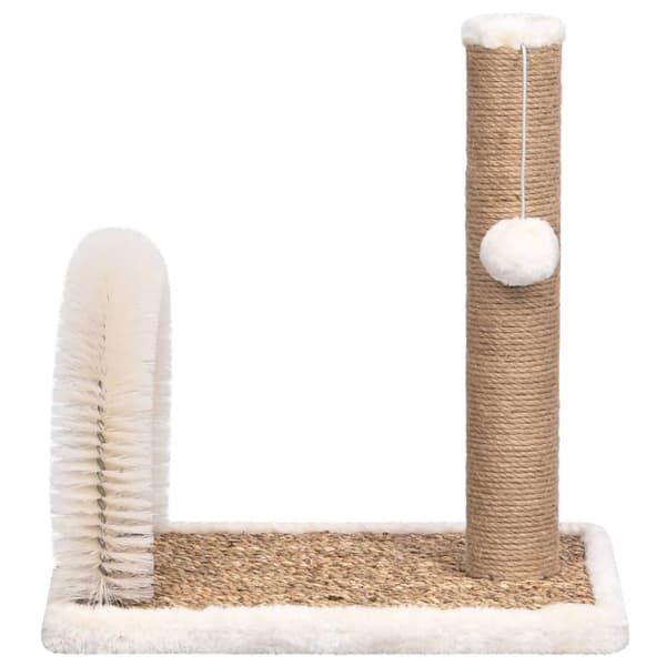 Katträd med massagebåge och klöspelare