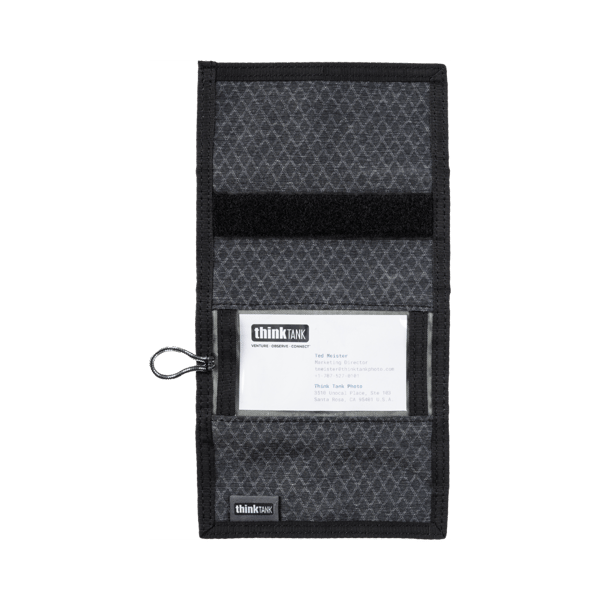 Think Tank Secure Pocket Rocket (Wallet with Strap: holds 9 SD/CFexpress/Micro) Slate Black