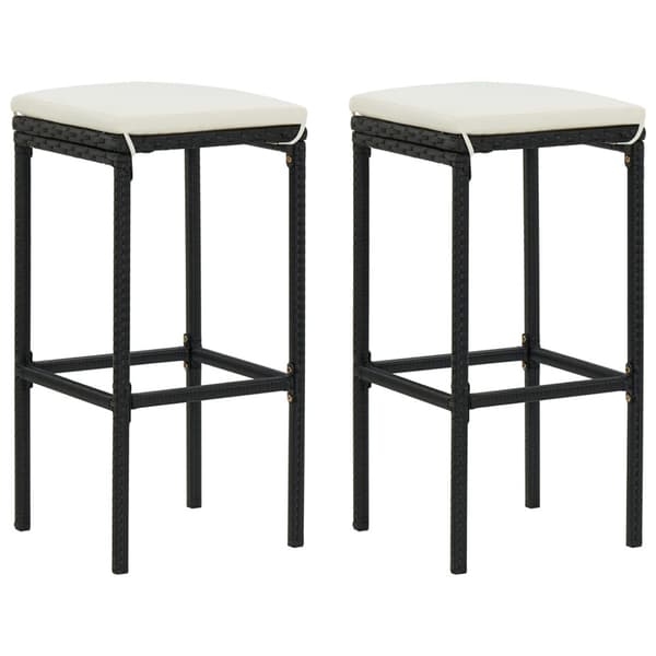 Bargrupp 3 delar konstrotting svart