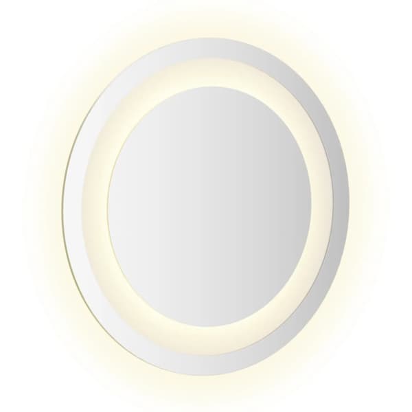 Badrumsspegel LED 30 cm rund