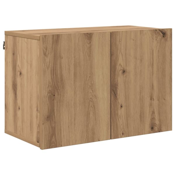 TV-väggmodul Väggmonterad 5 pcs Artisan Ek Konstruerat trä