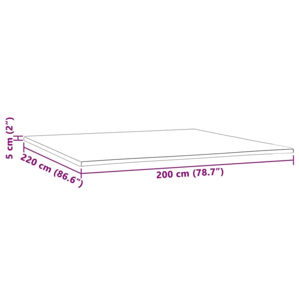 Madrasskydd 200x220x5 cm