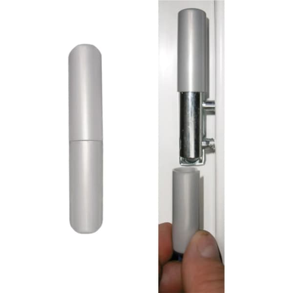 Ytterdörr vit 98x208 cm PVC