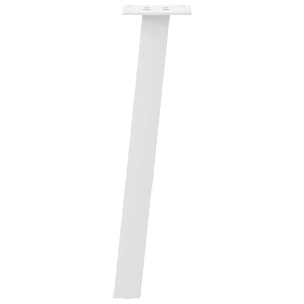 Soffbordsben 4 st vita 30 cm stål