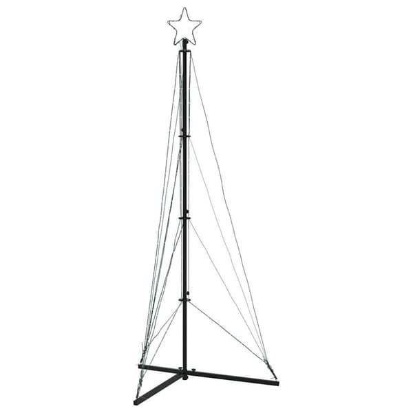 LED julgran 363 LEDs blå 182 cm