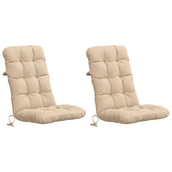 2-delade Höga Ryggstolsdynor VIANEN 2 st 100% Polyester