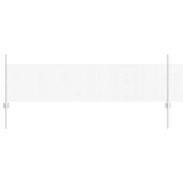 Stängsel med stolpe Silver 0,5 x 25 m Stål