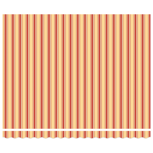 Markis tyg Gul och Orange 400 × 300 cm Polyester