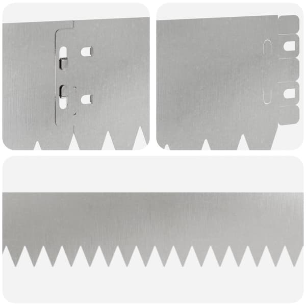 Kant för gräsmatta 30 pcs 103 x 10 cm Stål Silver