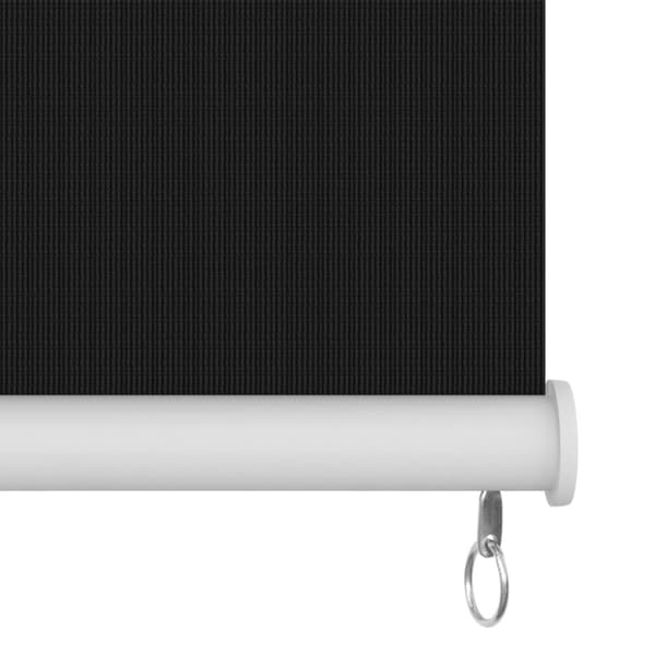 Rullgardin utomhus 160x230 cm svart