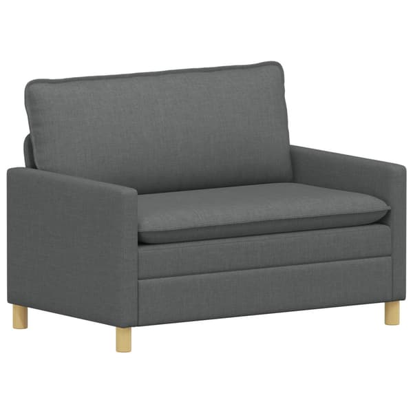 Soffa Mörkgrå Tyg