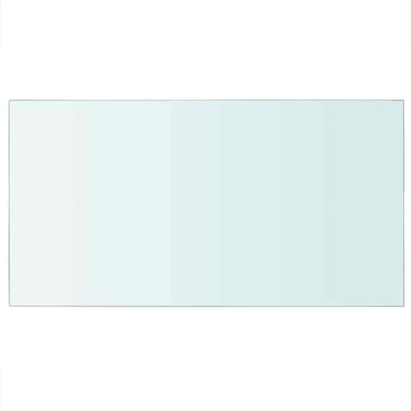 Hyllplan glas genomskinligt 40x25 cm