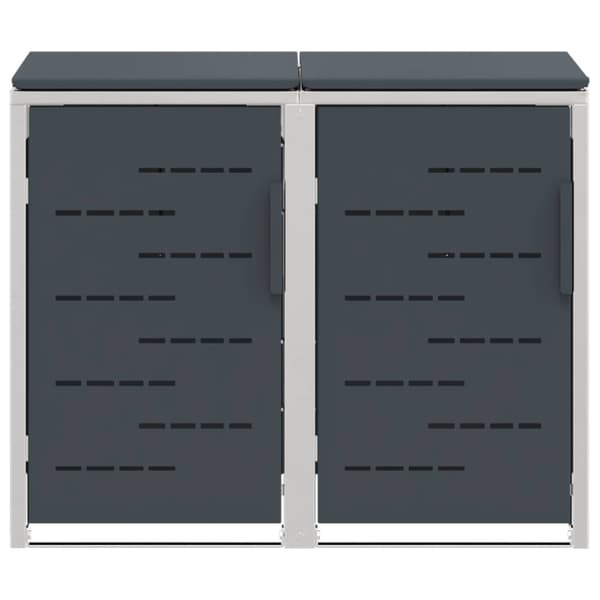 Sopcontainerförvar Antracit 138 x 77,5 x 112,5 cm