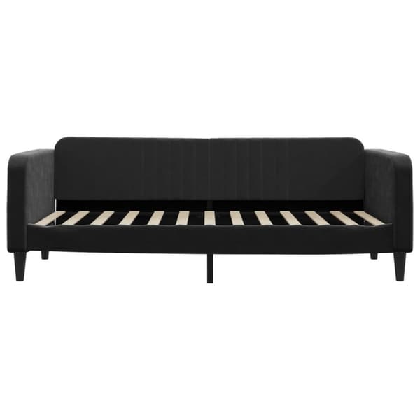 Dagbädd svart 90x200 cm sammet