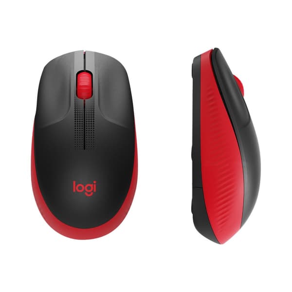 Logitech M190 - mus - röd