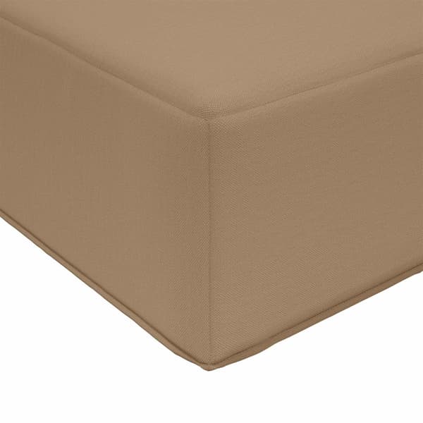Utomhus Soffa Kudde Taupe 60 x 60 x 8 cm Polyester